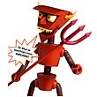 Futurama Talking Robot Devil Action Figure
